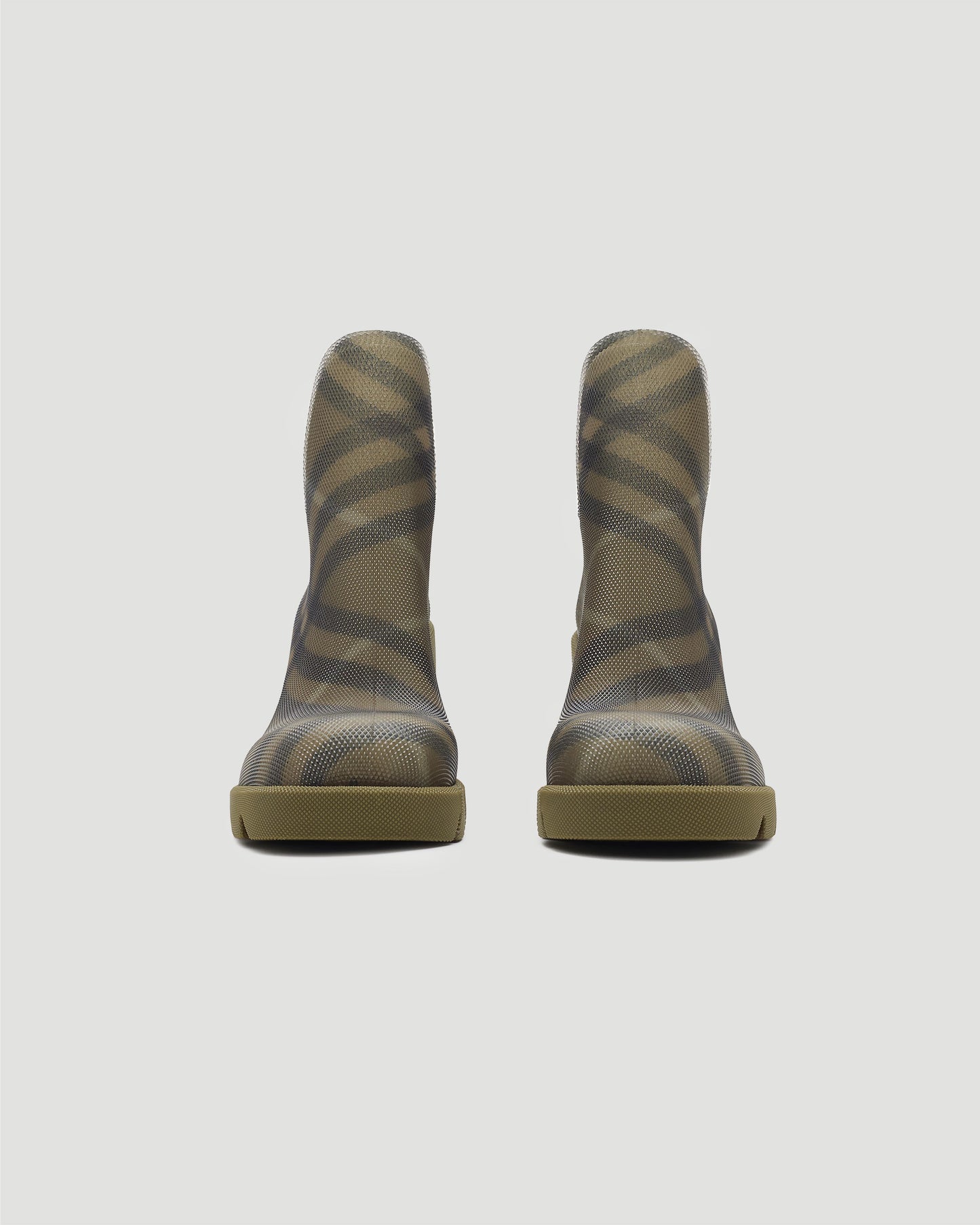 Check Rubber Marsh Heel Boots