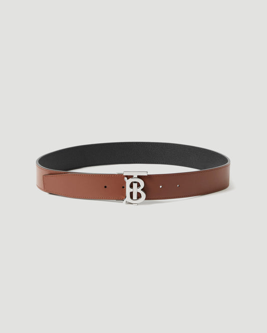 Reversible Leather TB Belt