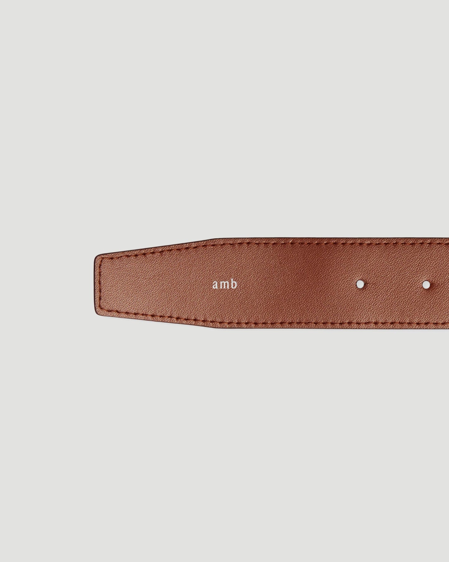 Reversible Leather TB Belt