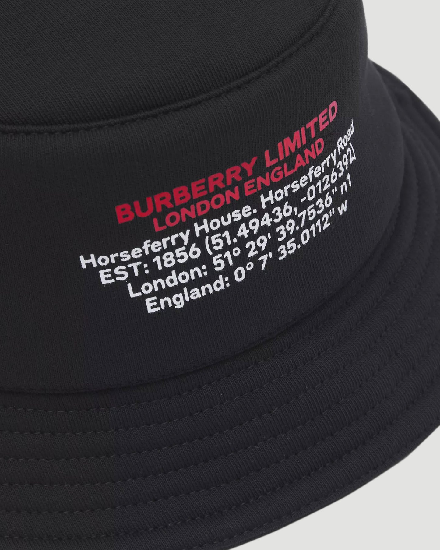 Location Print Cotton Bucket Hat