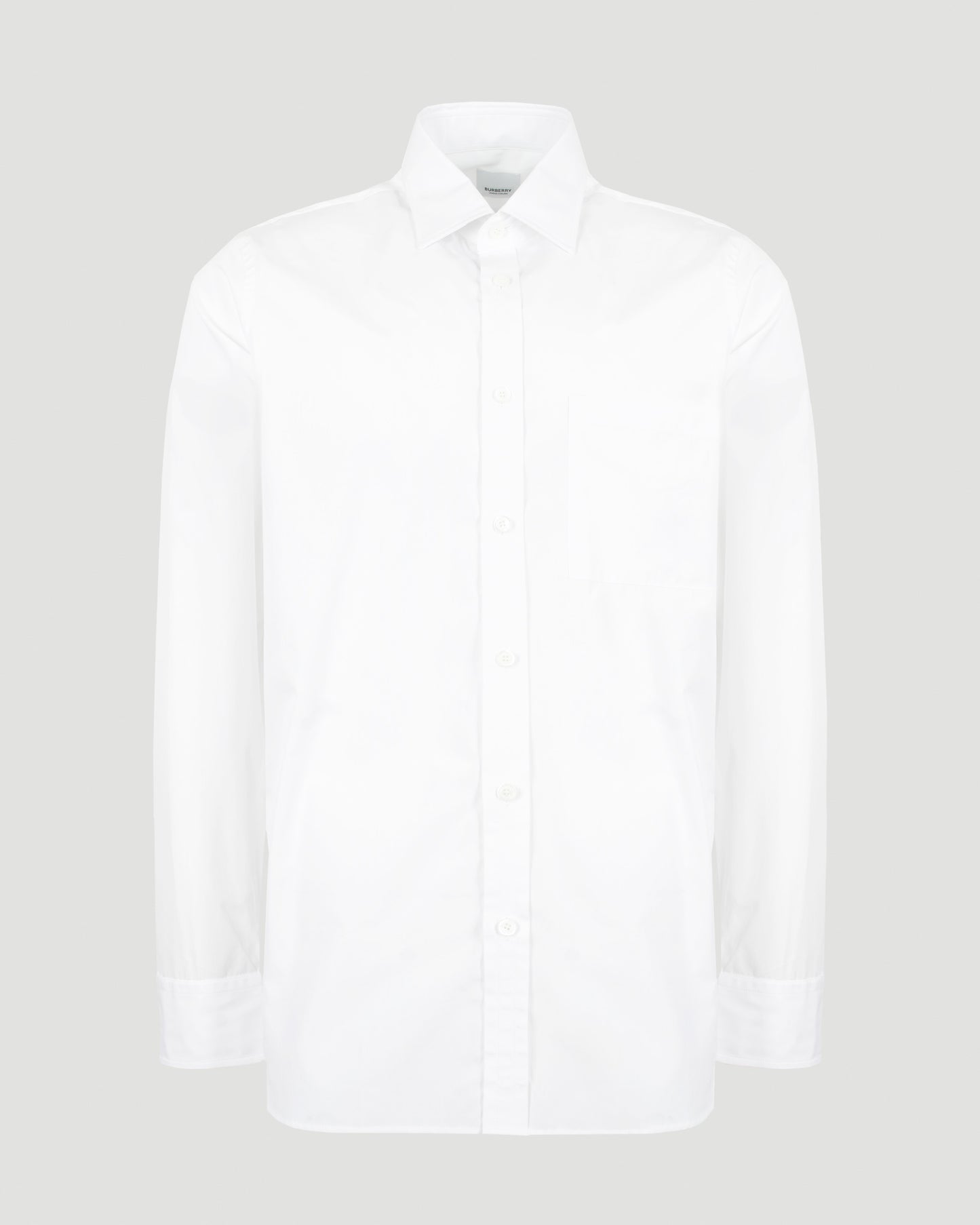 Burberry CLASSIC COTTON T-SHIRT IN WHITE — front view