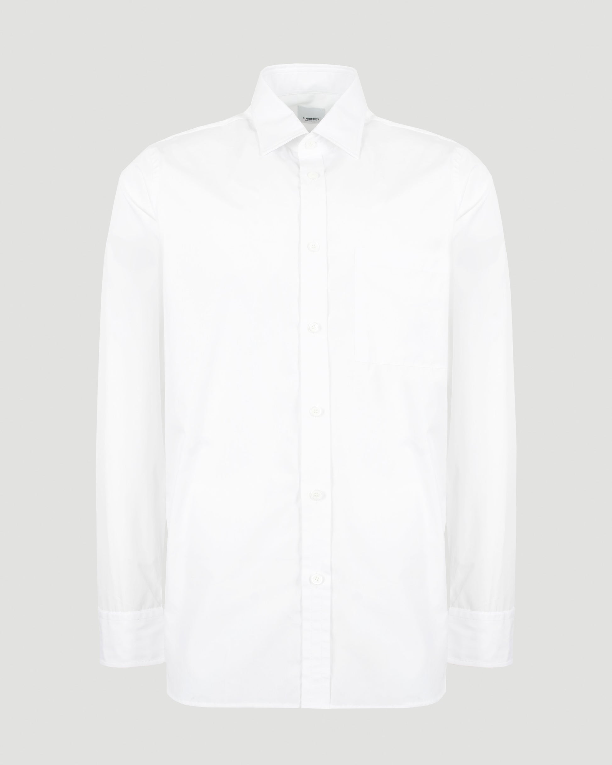 Burberry CLASSIC COTTON T-SHIRT IN WHITE — front view