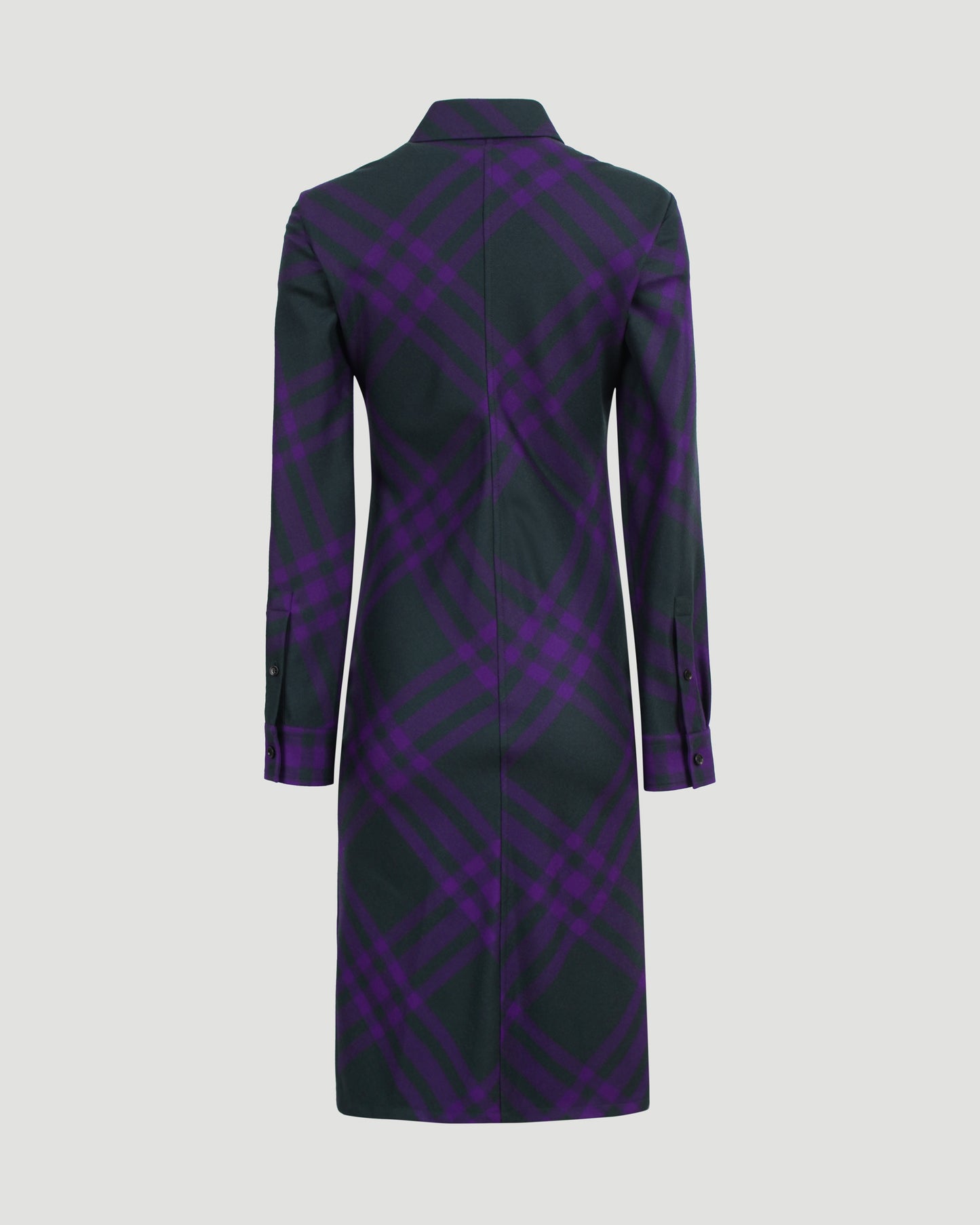 WOOL CHECK DRESS