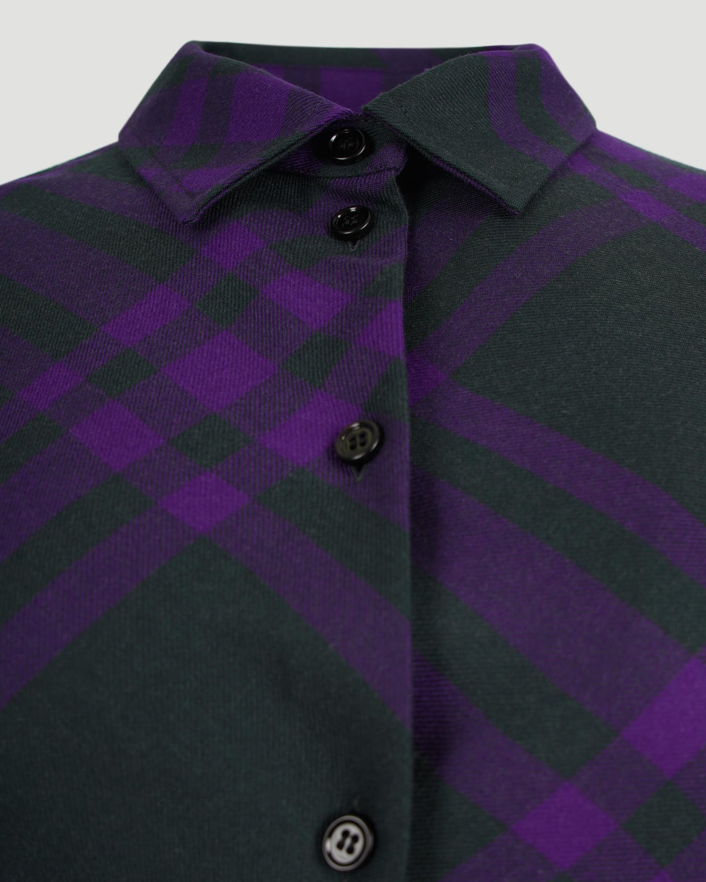 WOOL CHECK DRESS