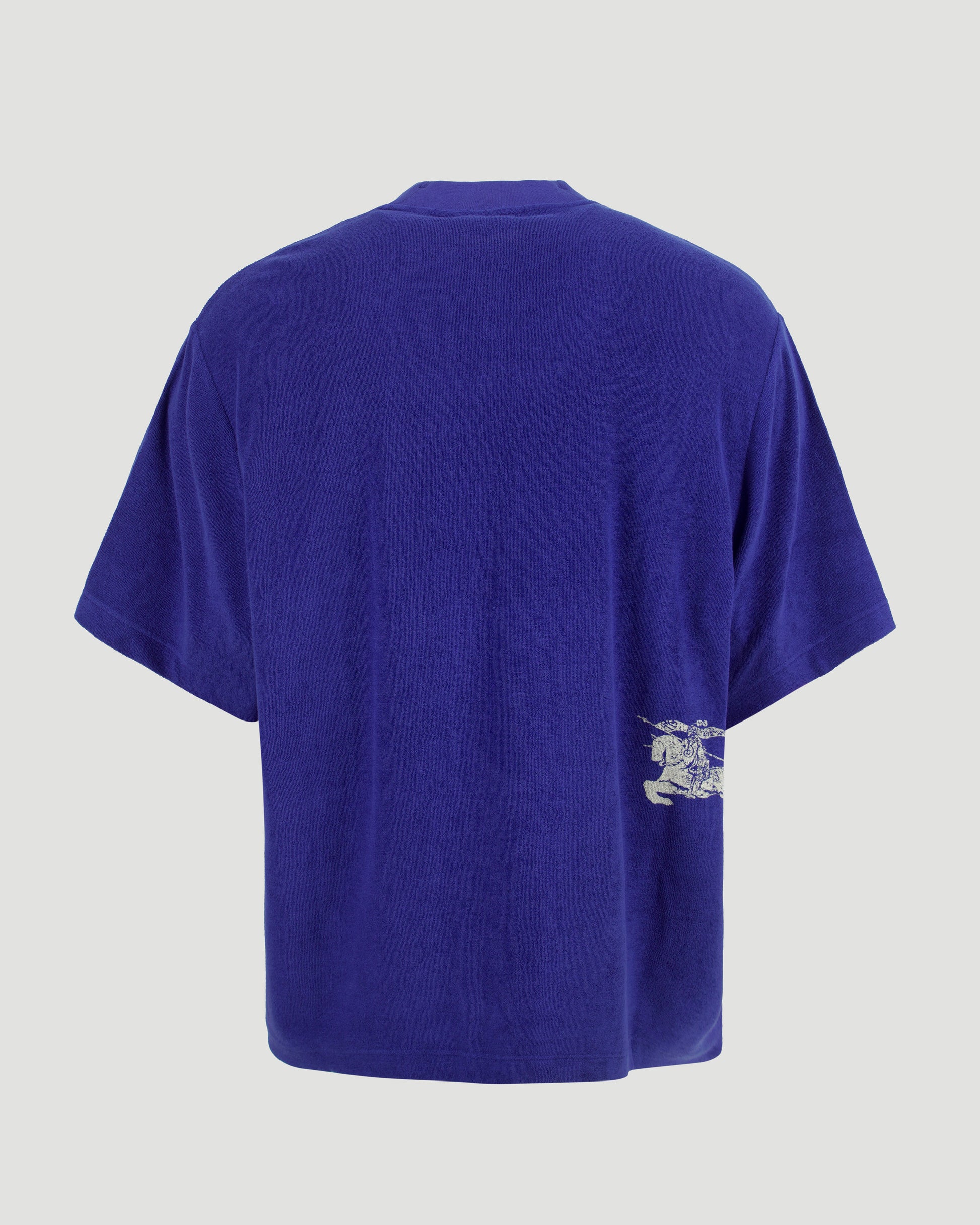 Burberry Cotton towelling t-shirt in Blue — product photo 2