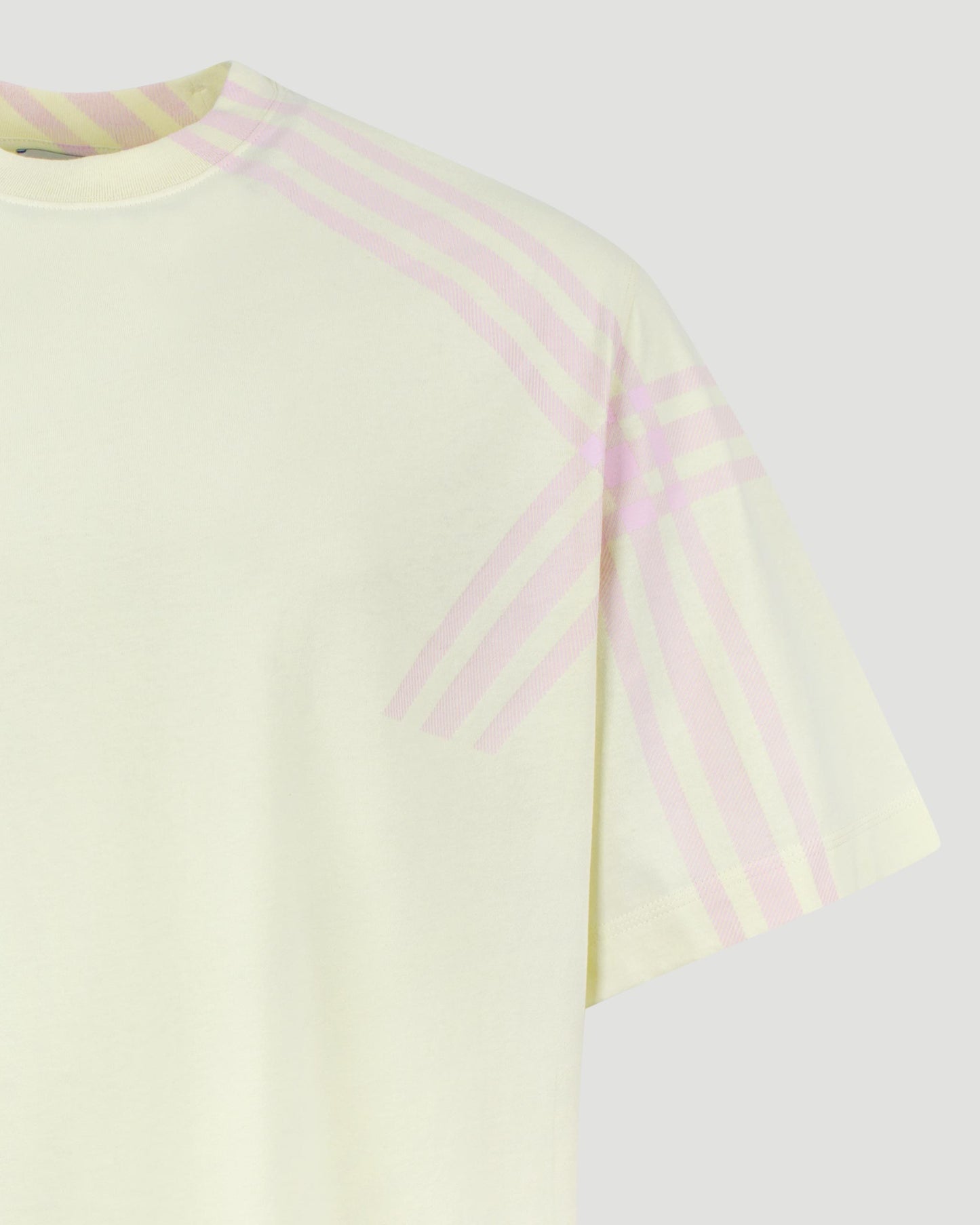 Check-print T-shirt