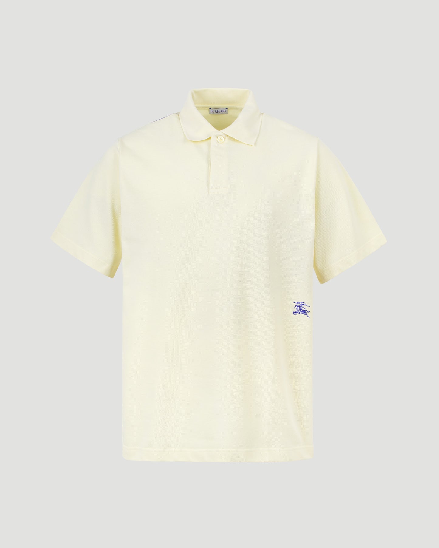 Equestrian Knight-embroidered cotton polo shirt