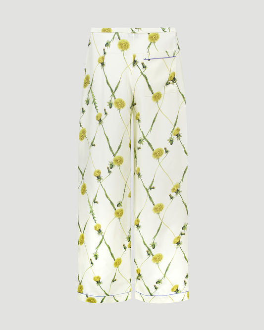 Dandelion Silk Pyjama Trousers in SHERBET