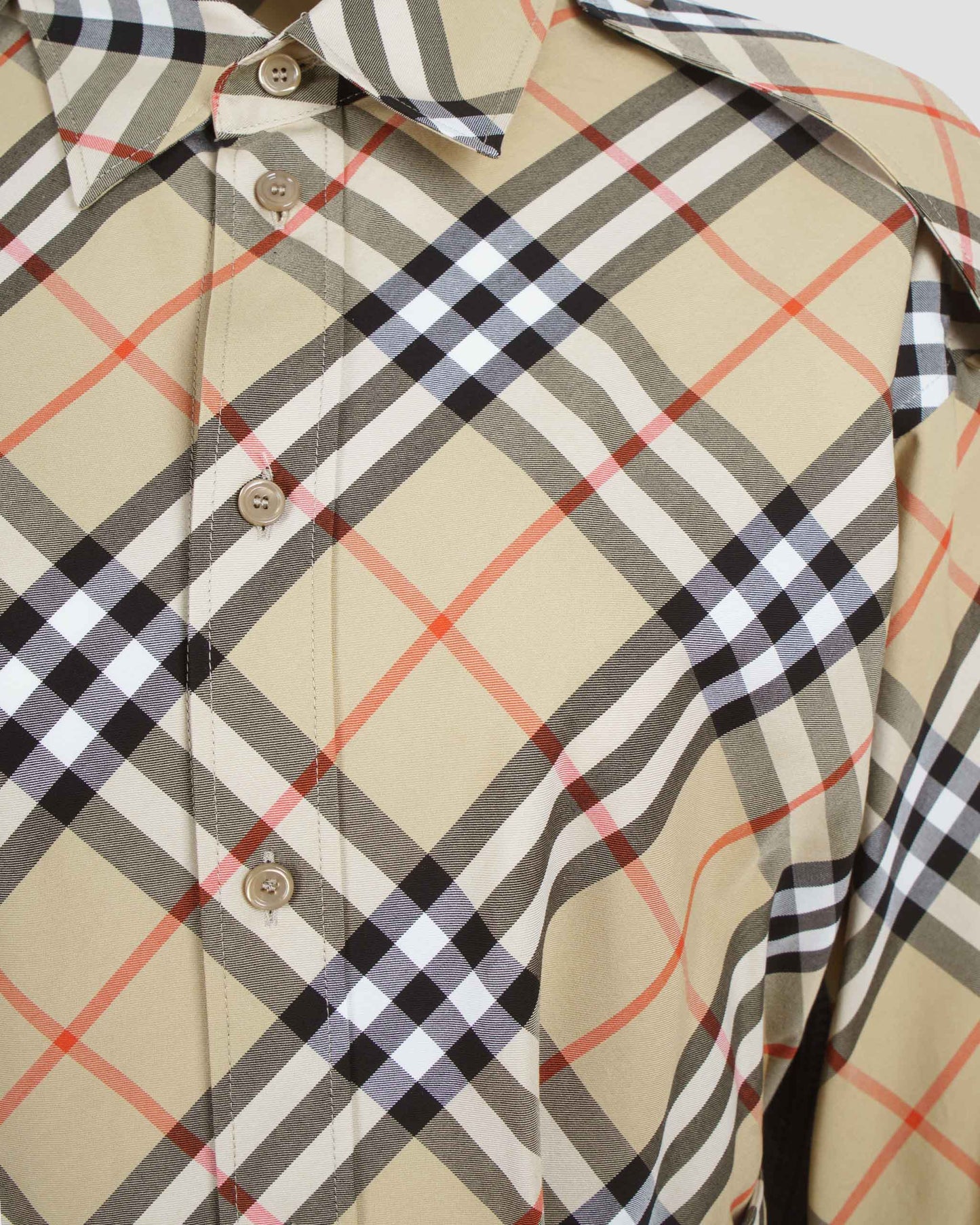 Check Cotton Shirt Dress