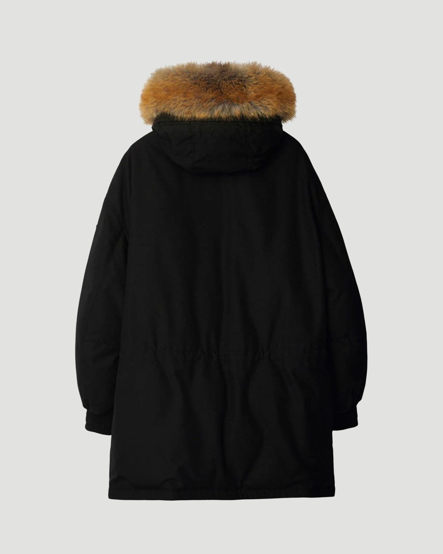 Faux Fur Trim Nylon Parka
