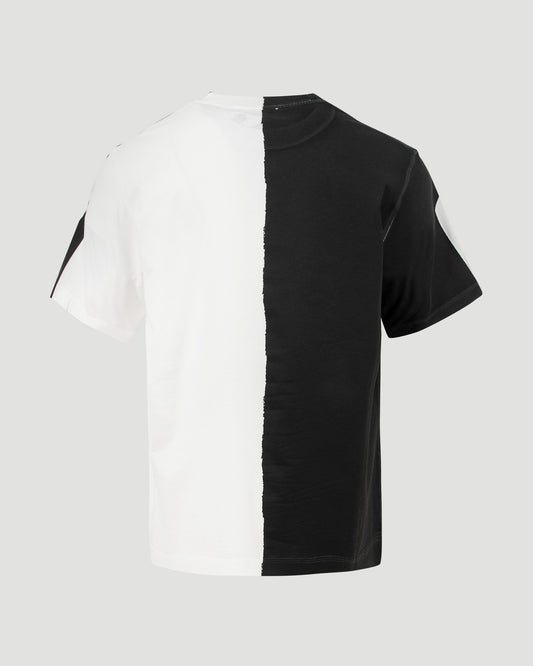 COTTON T-SHIRT IN BLACK AND WHITE