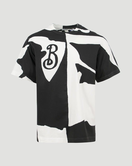 COTTON T-SHIRT IN BLACK AND WHITE
