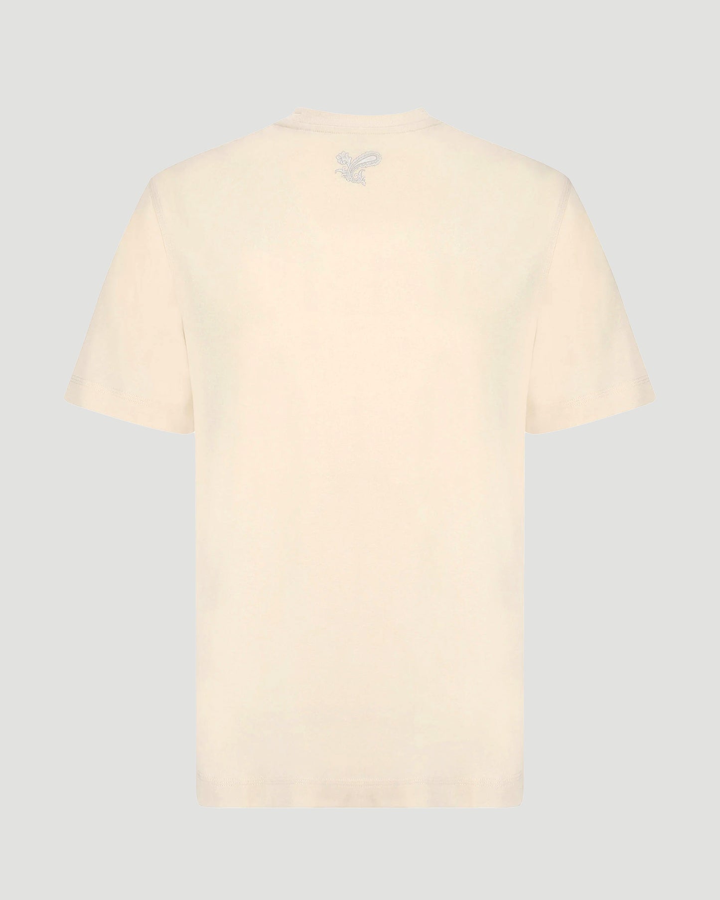 Paisley Logo Cotton T-shirt in Tundra