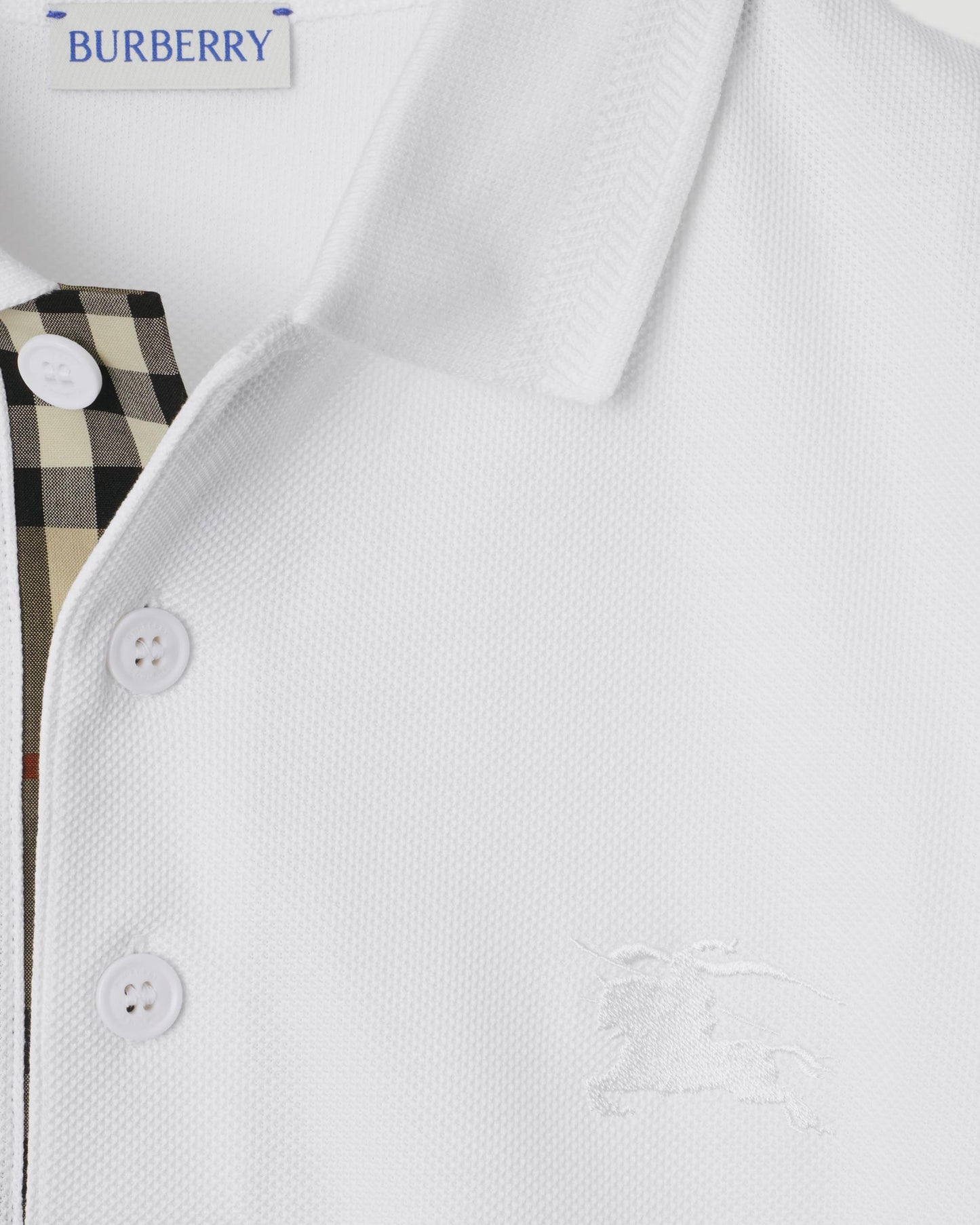 Cotton Polo Shirt in White
