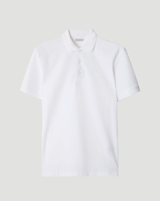 Cotton Polo Shirt in White
