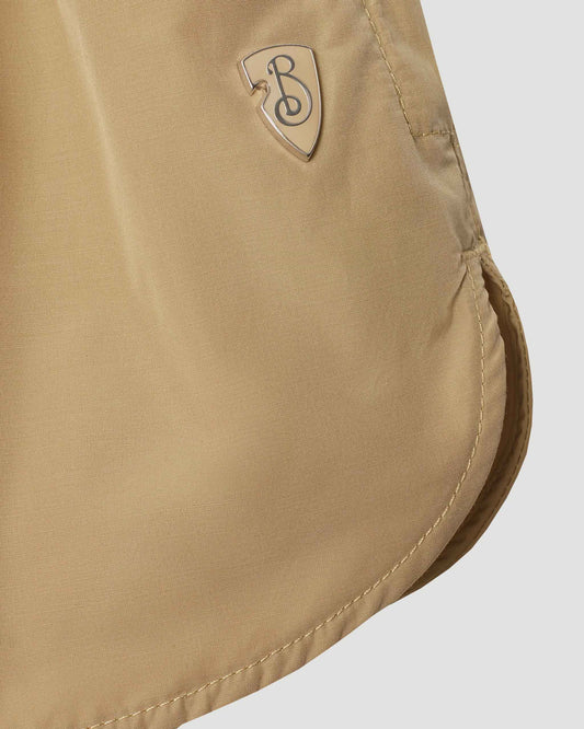 Nylon Cotton Shorts in Cracker