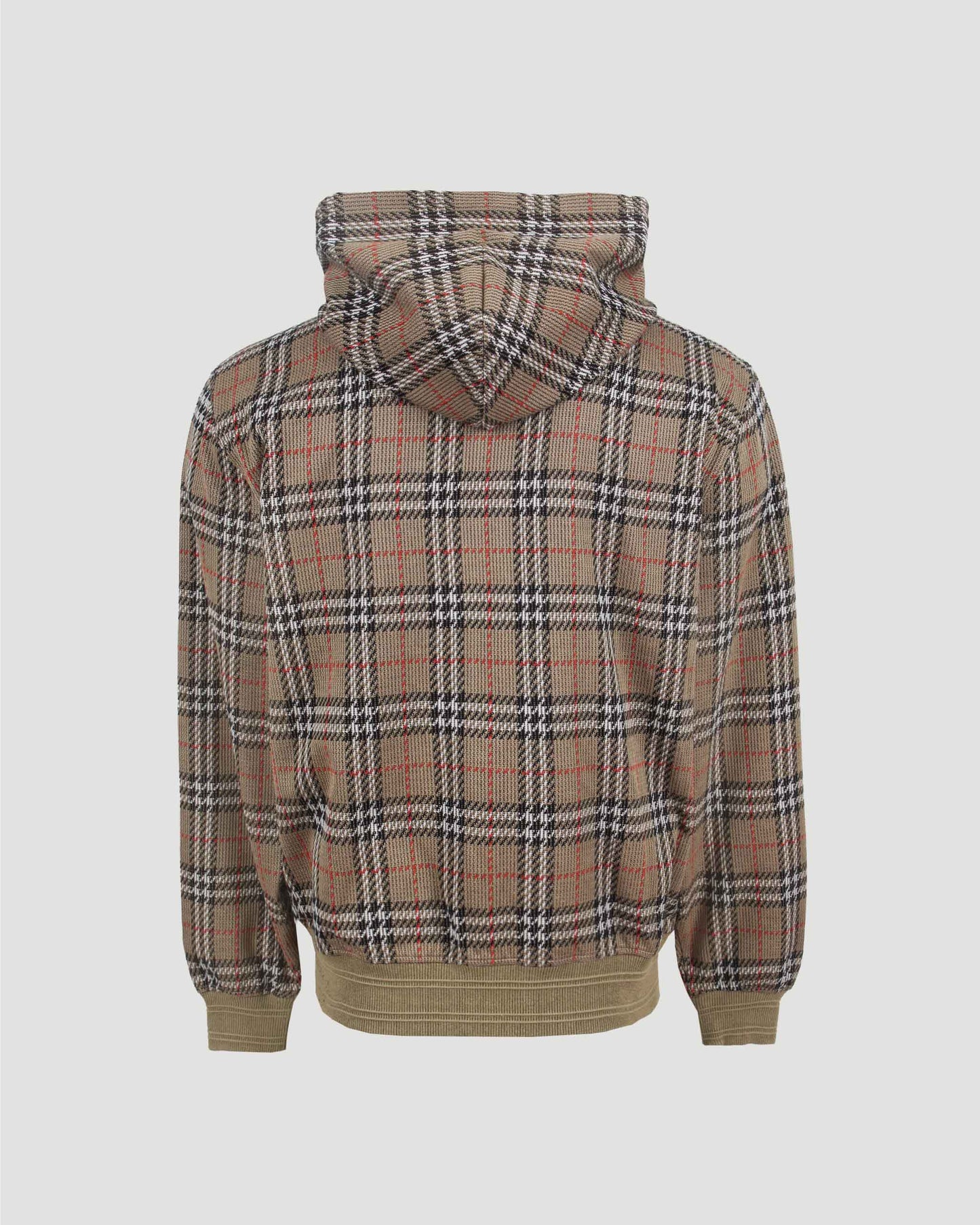 Check Jacquard Hoodie