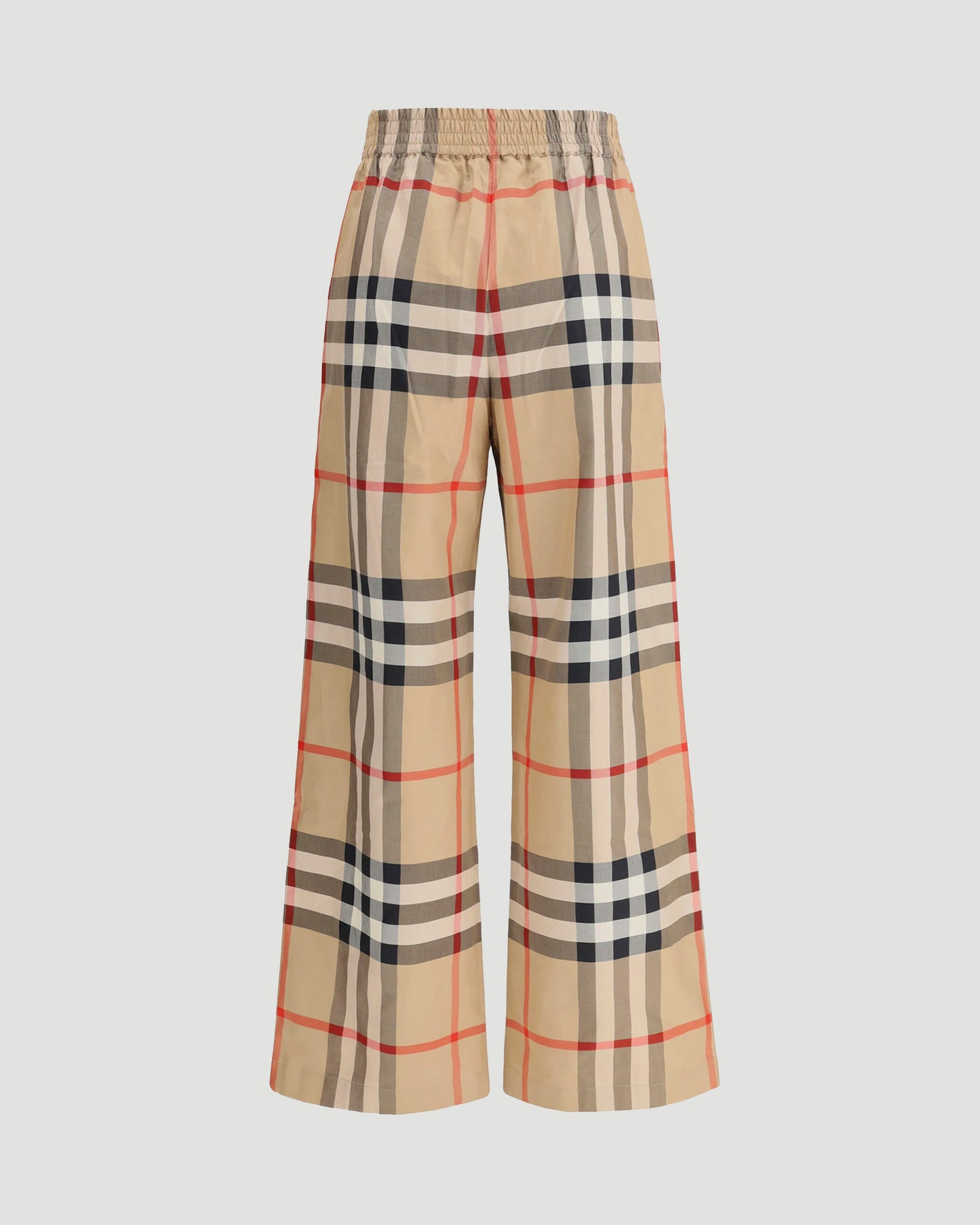 Vintage Check Cotton Trousers