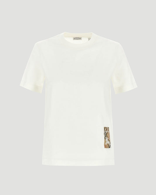 Cotton T-Shirt in Chalk