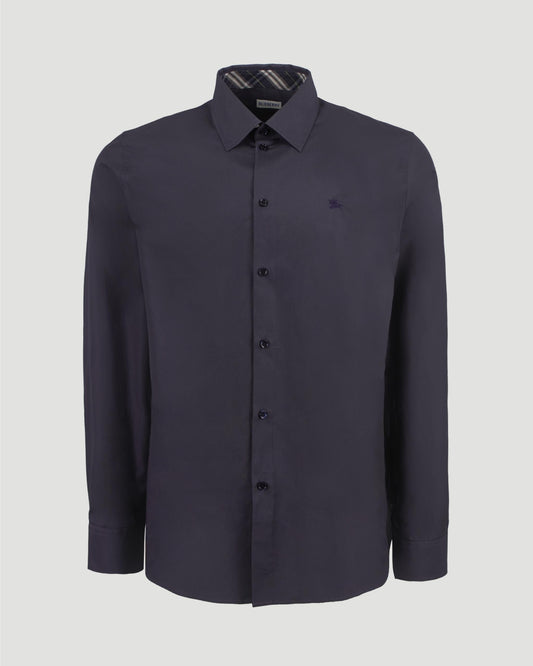 Classic Cotton Shirt in Indigo