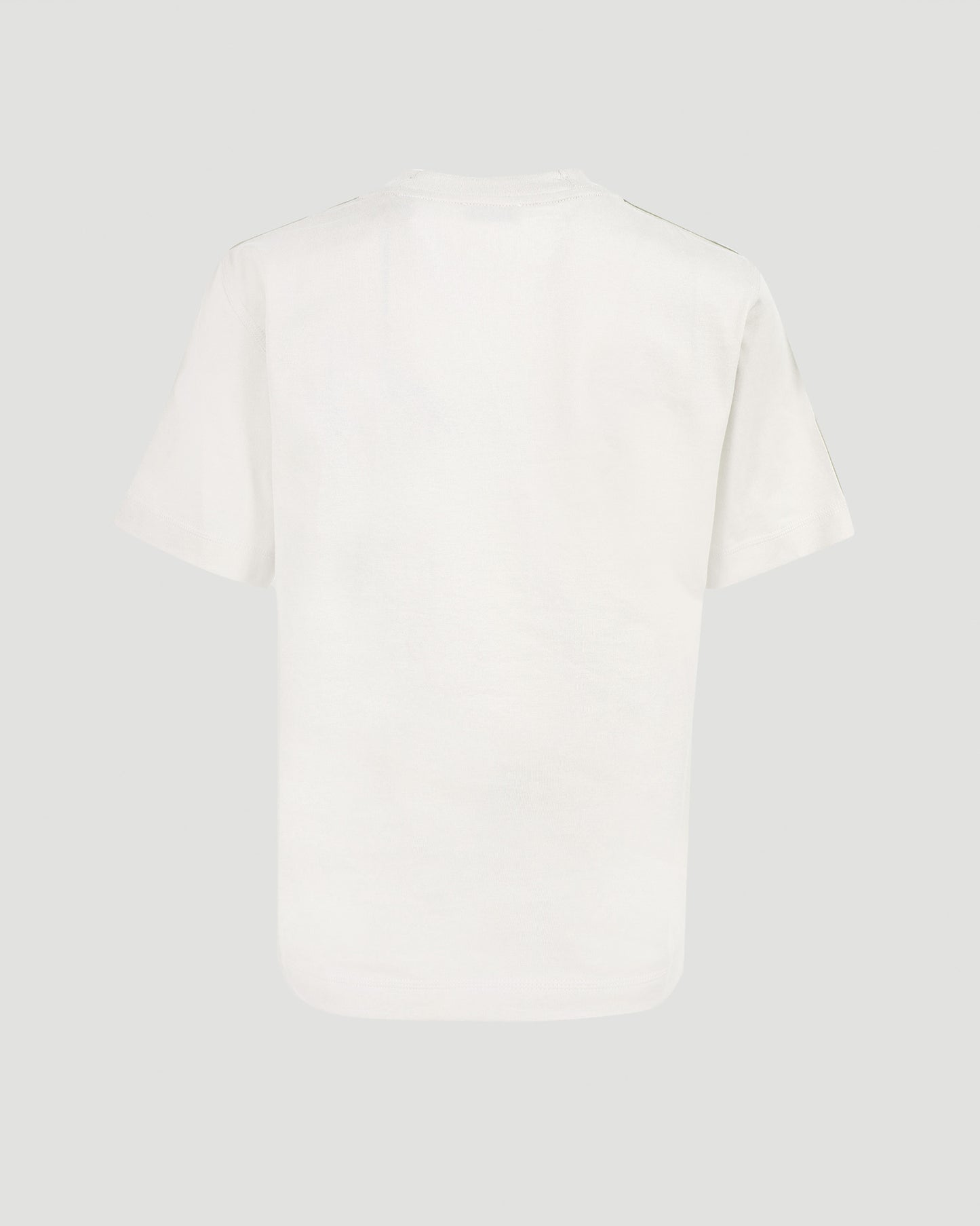 Check Trim Cotton T-shirt