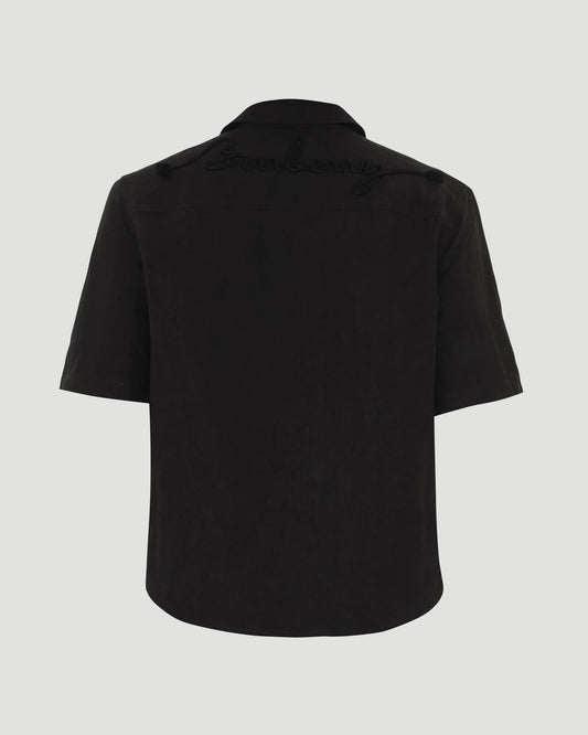 Linen Shirt in Black