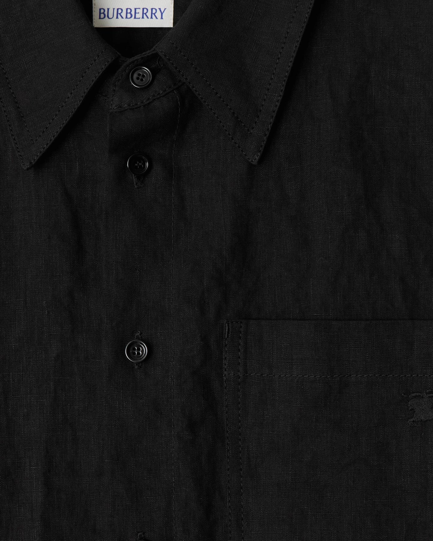 Linen Shirt in Black