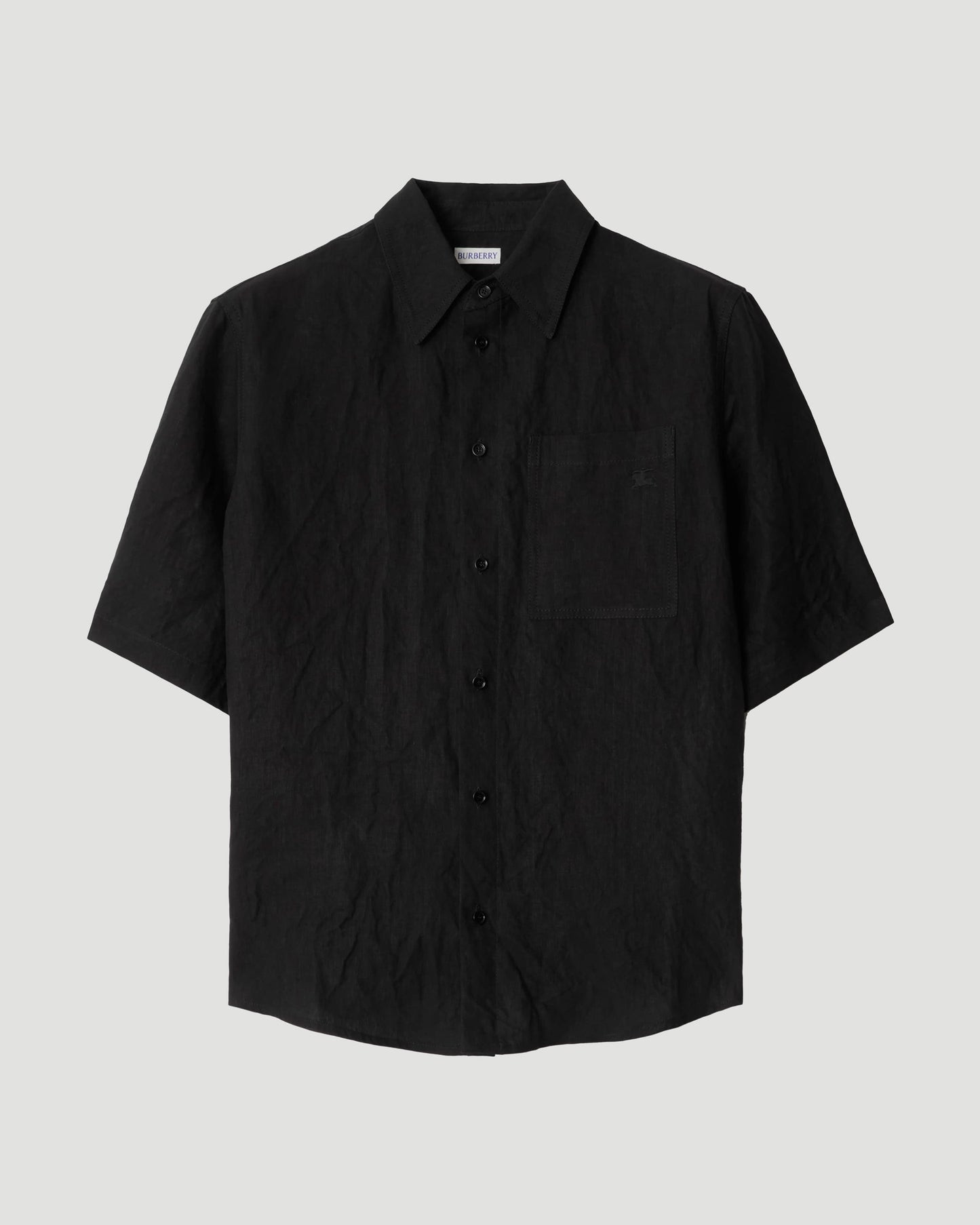 Linen Shirt in Black