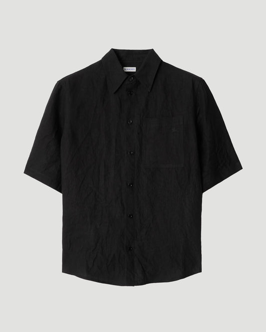 Linen Shirt in Black