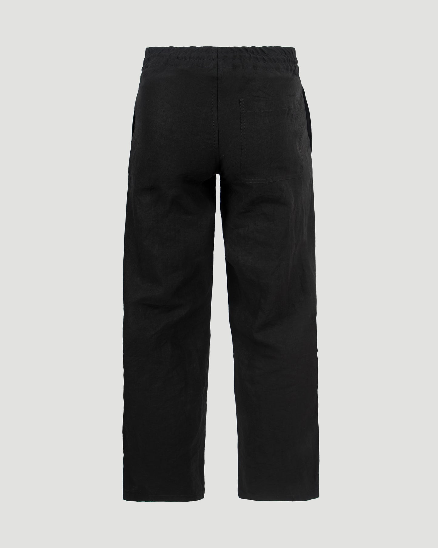 Linen Trousers in Black