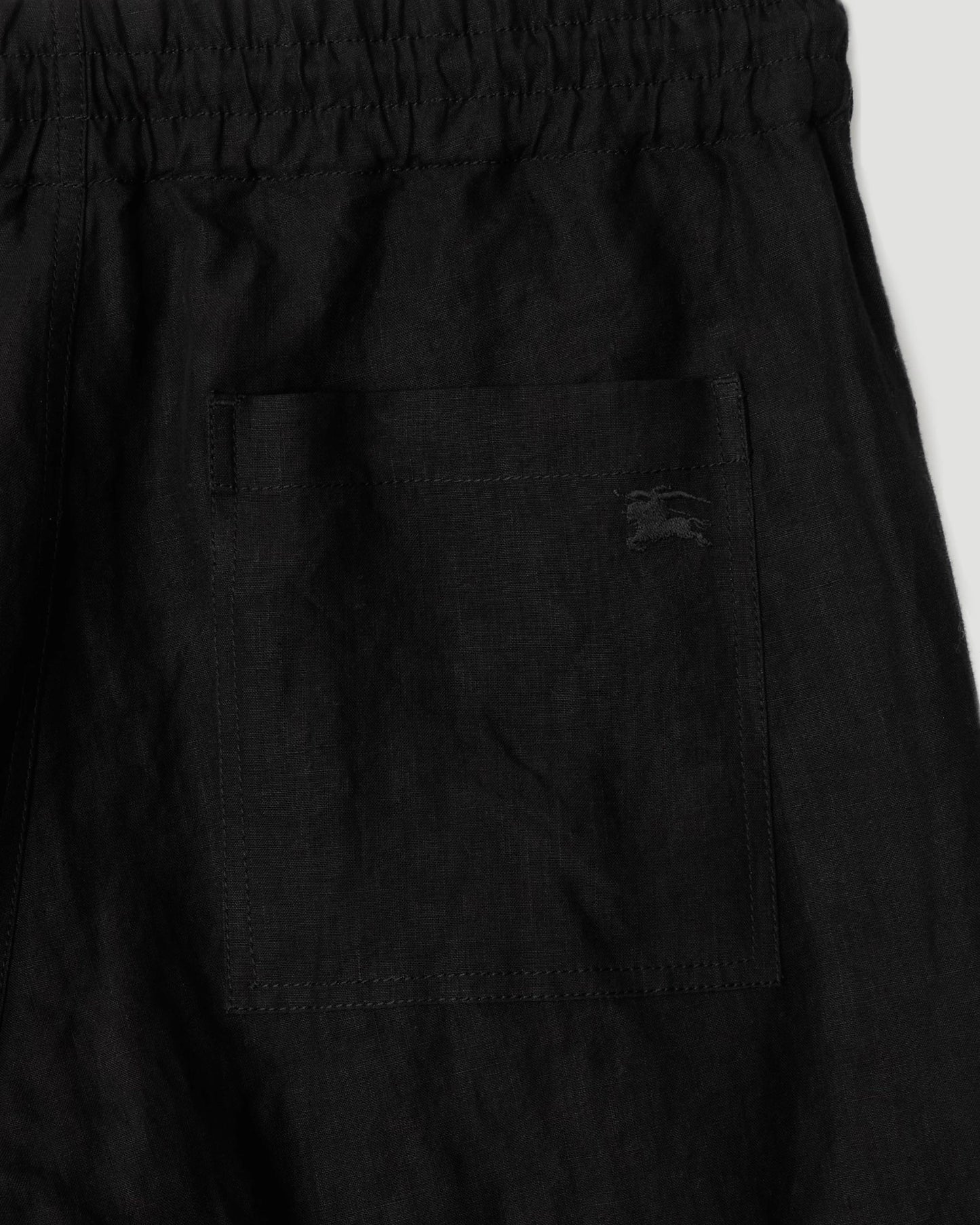 Linen Trousers in Black