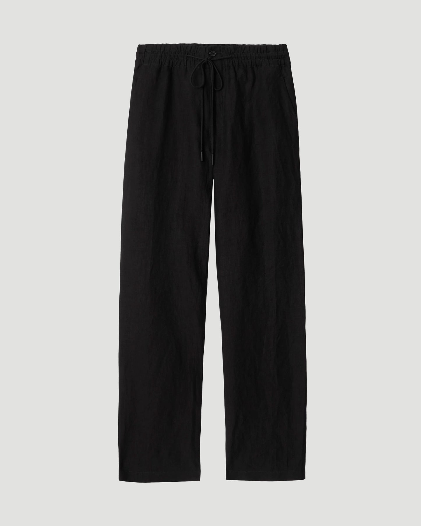 Linen Trousers in Black