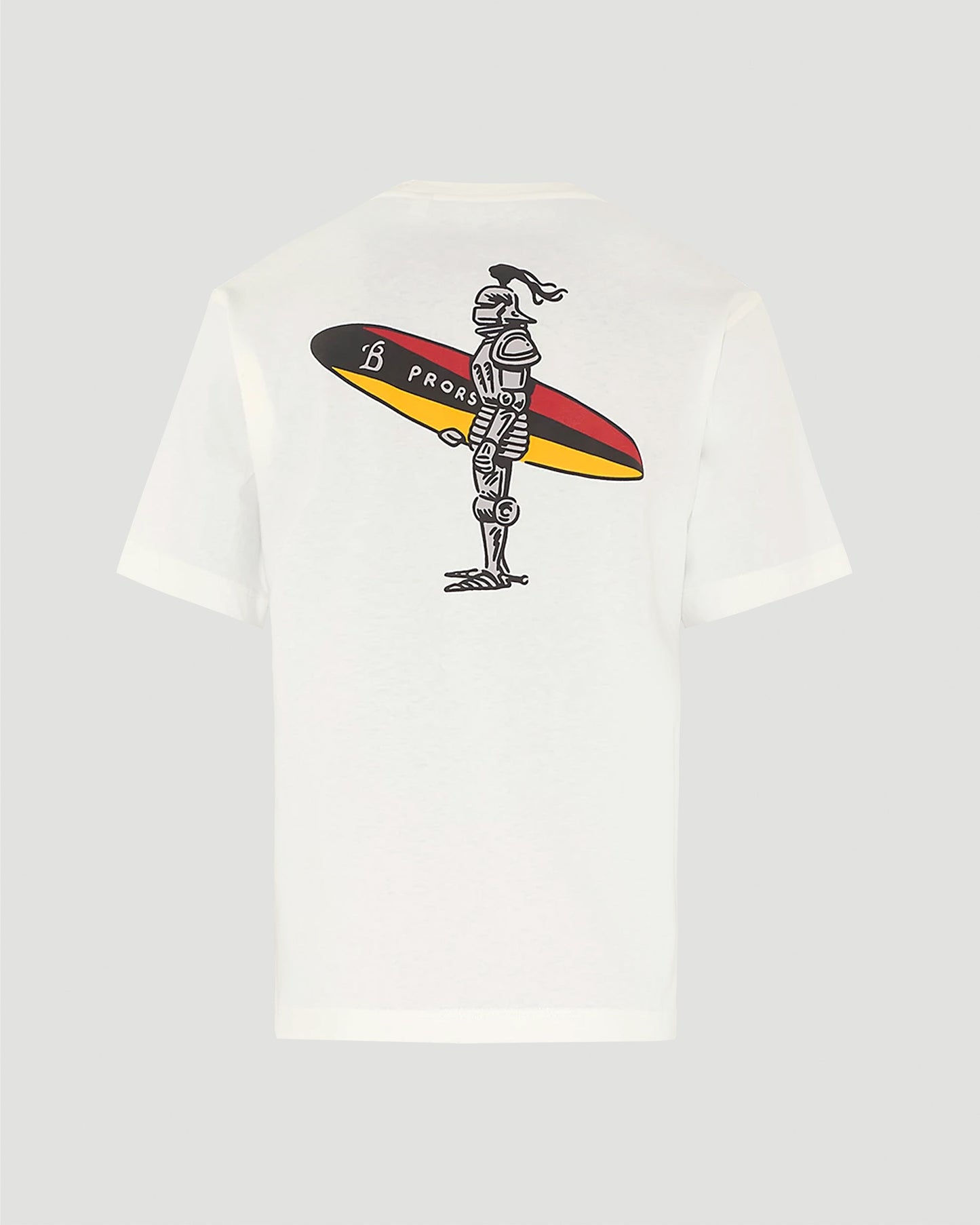 Surfer Knight Cotton T-Shirt in Chalk