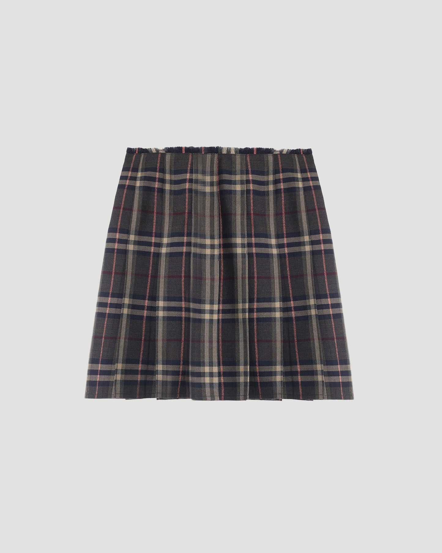 Check Wool Mini Kilt