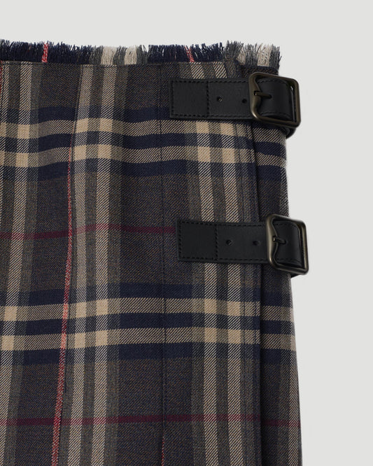 Check Wool Mini Kilt