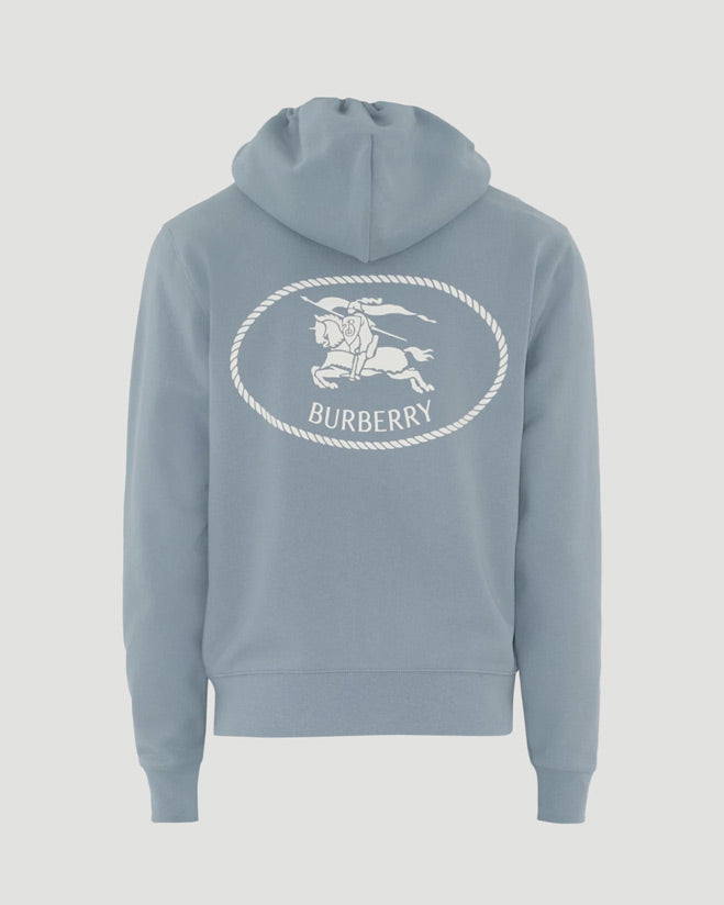 Knight Stamp Cotton Zip Hoodie