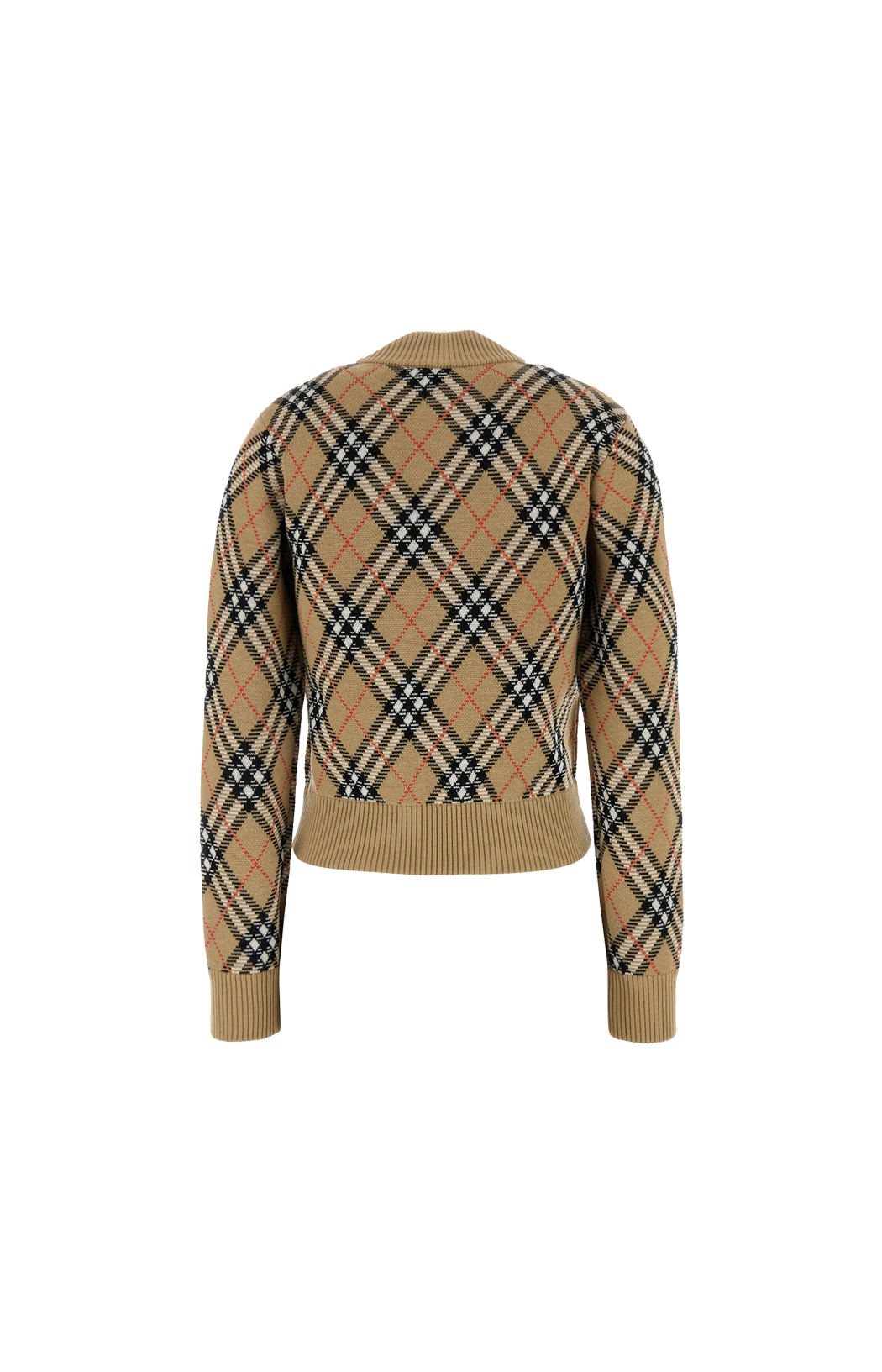 Embroidered Wool Blend Cardigan