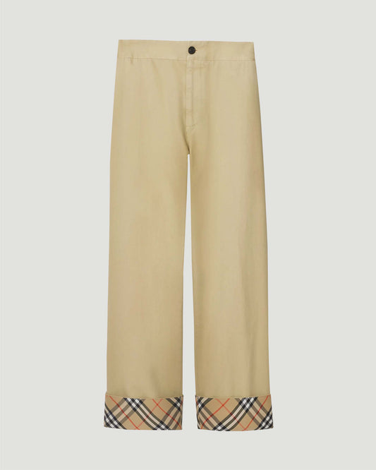 Gabardine Trousers in Hamper