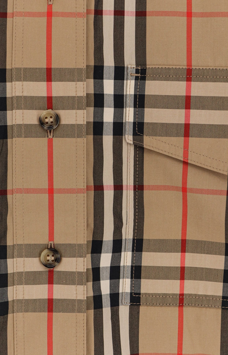 Vintage Check Pattern Shirt