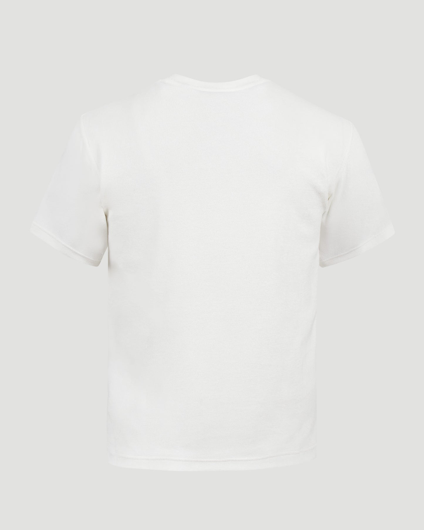 Knight Stamp Towelling T-shirt in Chalk