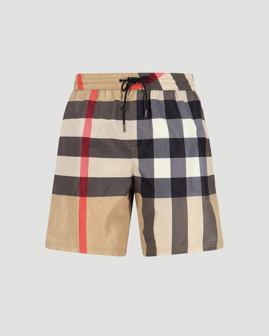 Check Swim Shorts
