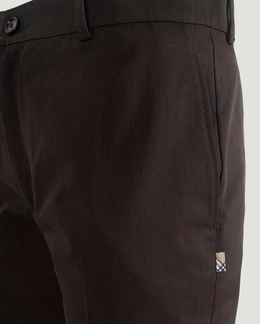 Cotton Chinos in Clove Brown