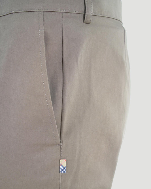Cotton Chinos in Clay Brown