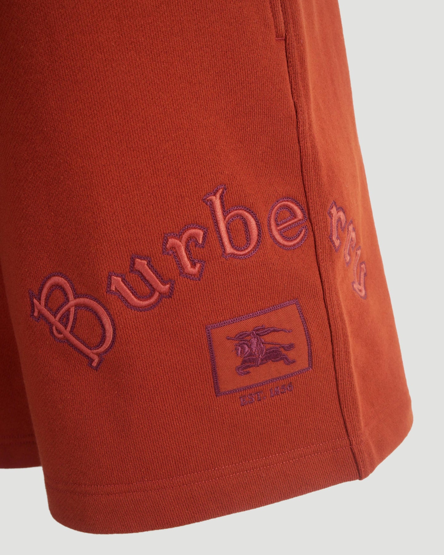 Gothic Logo Cotton Shorts