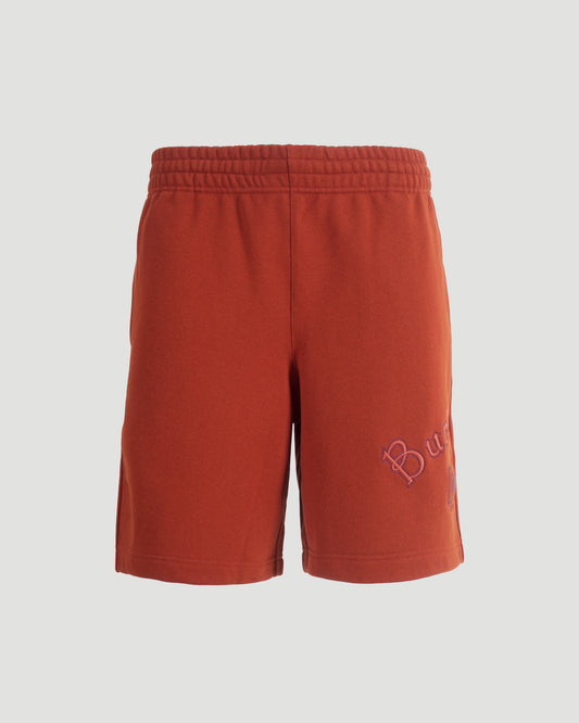 Gothic Logo Cotton Shorts