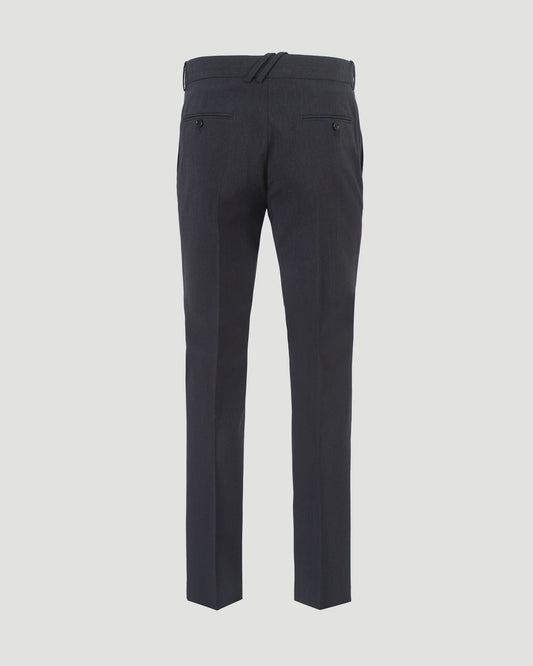 Check Wool Cashmere Tailored Trousers