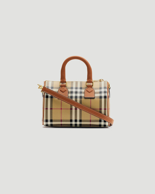 Mini Check Bowling Bag