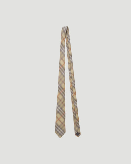 Check Silk Tie