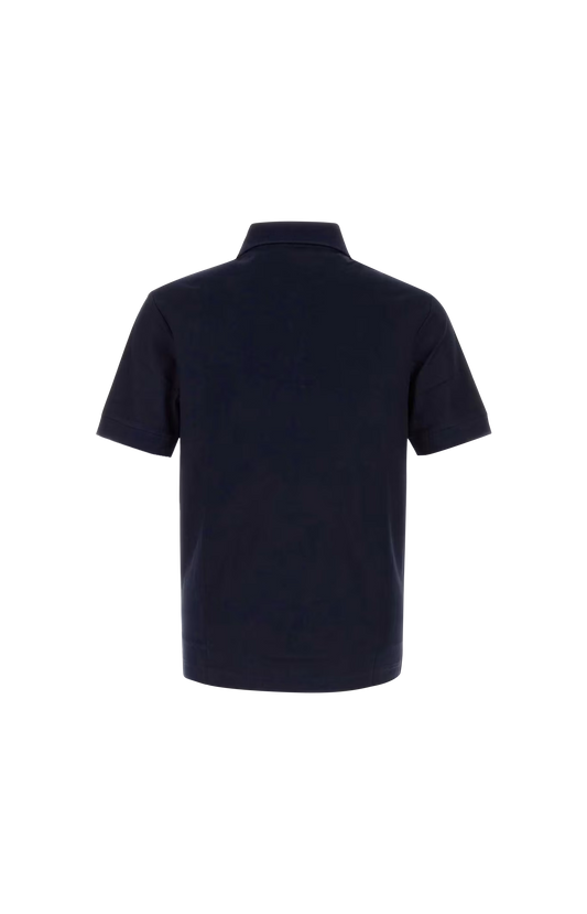 Burberry Metal Knight Cotton Polo Shirt in Navy — product photo 2