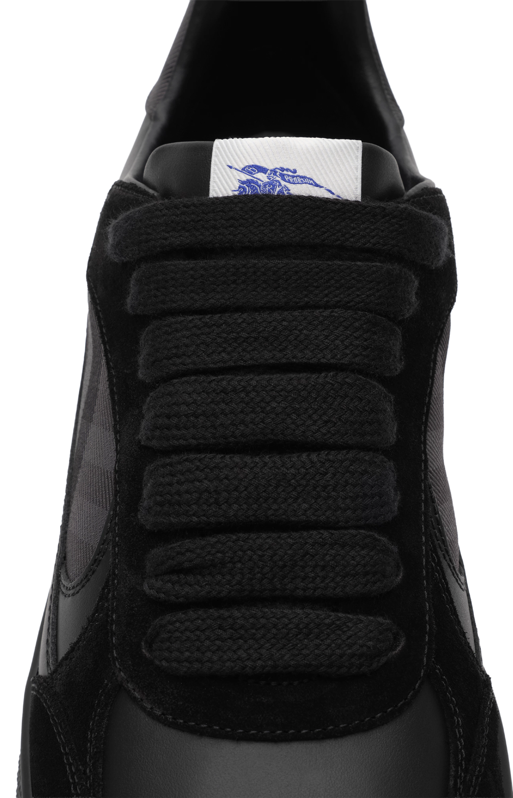 Burberry Check Terrace Sneakers in Black